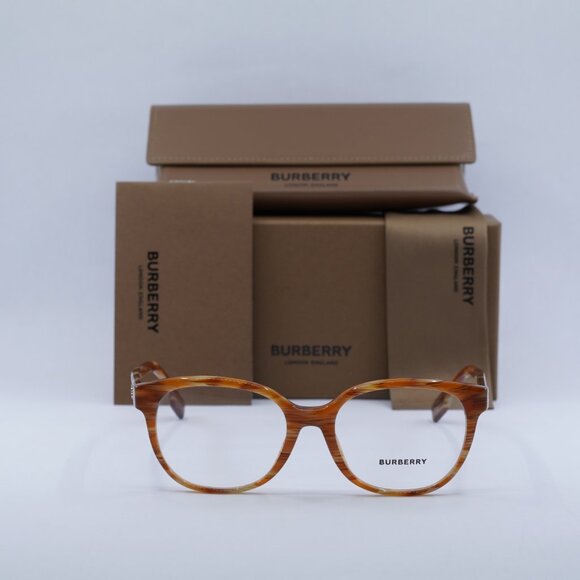 Final Price! Burberry BE2332 3915 Spotted Brown Eyeglasses 52mm - Picture 2 of 11